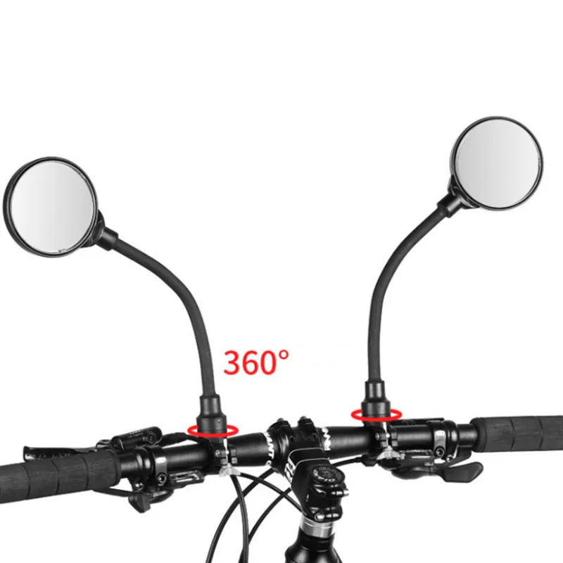 

Bike Rear View Mirror1-2 PCS, Adjustable Rotatable Bicycle Rear View Glass Mirror,HD Mirror，SSuitable for Many Types of Bicycles