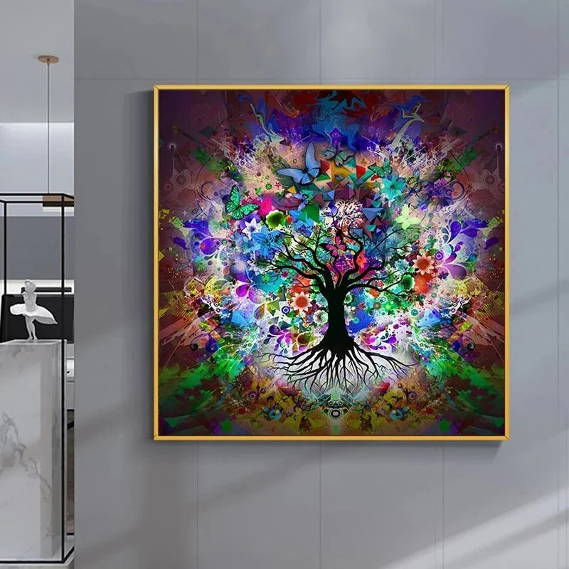 

Tree of Life By Gustav Klimt Scandinavian Landscape Wall Art Canvas Poster and Prints Abstract Art Picture for Living Room Decor