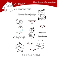 different expression clear stamps for scrapbooking card making photo album silicone stamp diy decorative crafts
