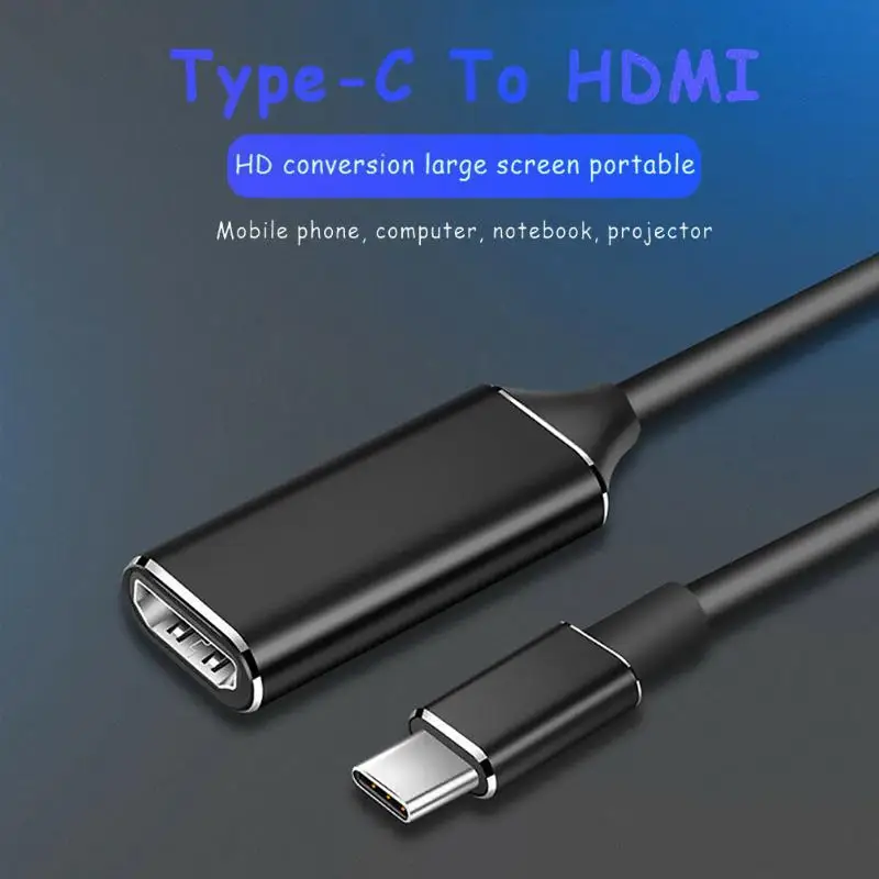 USB-C концентратор Тип с разъемами типа C и совместимому HDMI HD ТВ адаптер USB 3 1 4K