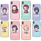 Чехол для Google Pixel 5A, 5, 5XL, 2XL, 3XL, 4A, 4 XL, 3A, XL, 2, 3, 3XL, задняя крышка, милая аниме мягкая силиконовая искусственная кожа для рассеивателя демонов