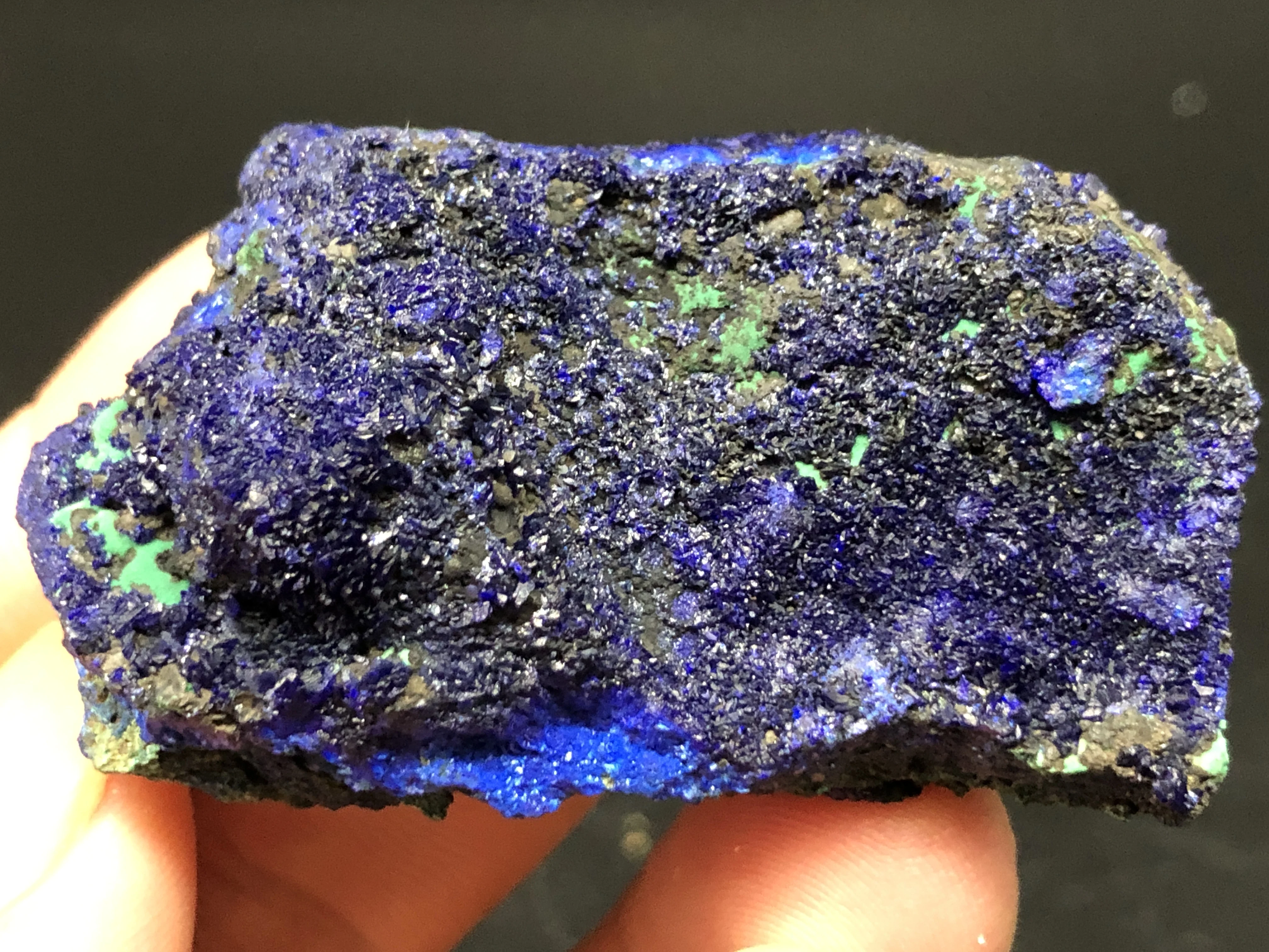 

50.8Samples of natural azurite and Malachite crystal minerals