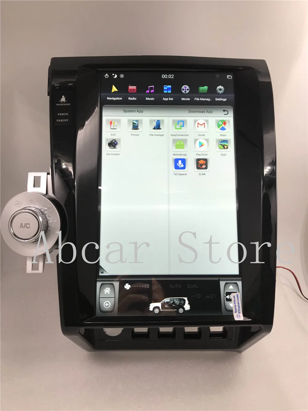 13,6 ''Tesla стиль Android 8,1 px6 автомобильный dvd-плеер gps навигация для Toyota tundra Sequoia 2007-2011 головное устройство стерео радио