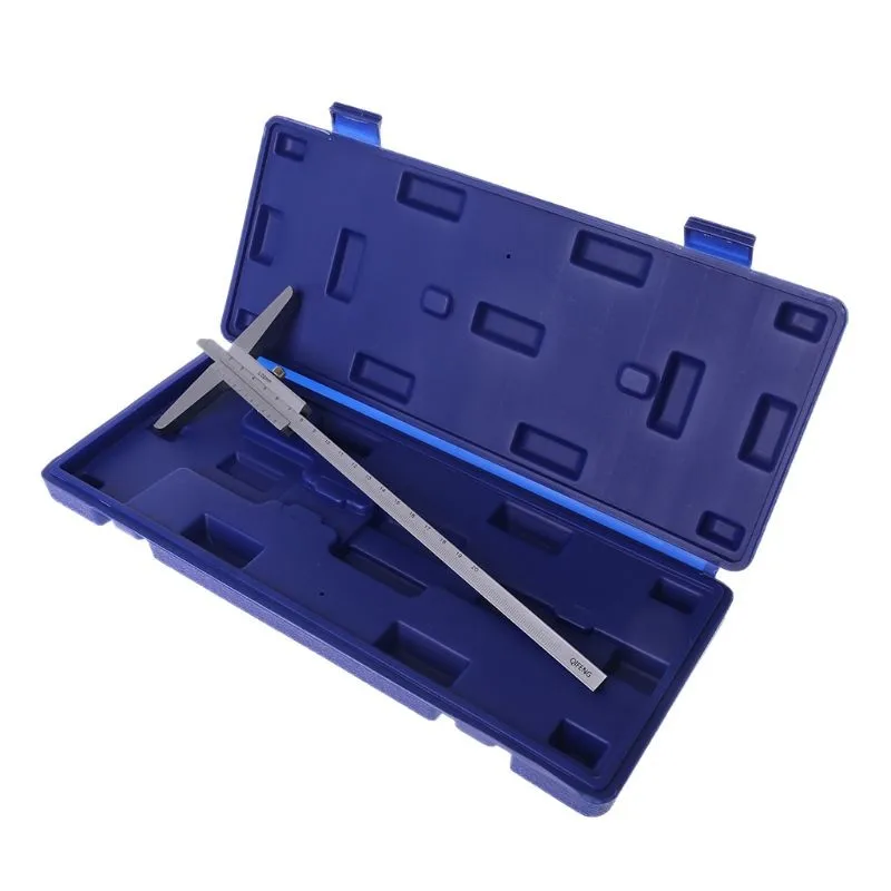 

1Pc Depth Vernier Caliper Stainless Steel Depth Vernier Caliper For Machinery Process Measuring Hole Depth And Step Dimension