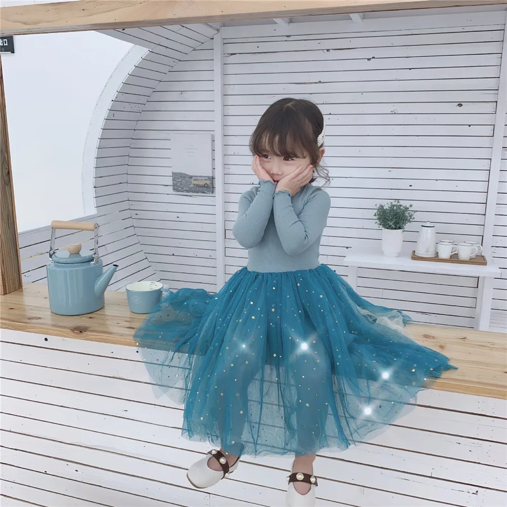 Ins/Кружевное платье-пачка принцессы для маленьких девочек шикарные детские