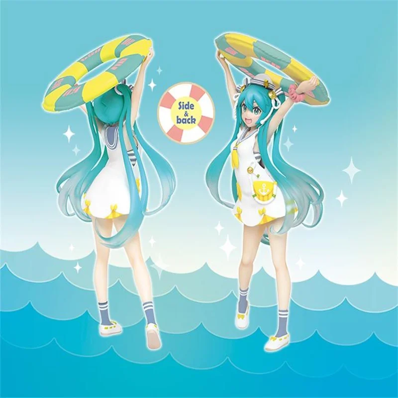 

Bandai Sexy Girls Miku Original Summer Service Ver. Normal Edition Anime Figure Adult Doll Model Decoration Toy Birthday Gift
