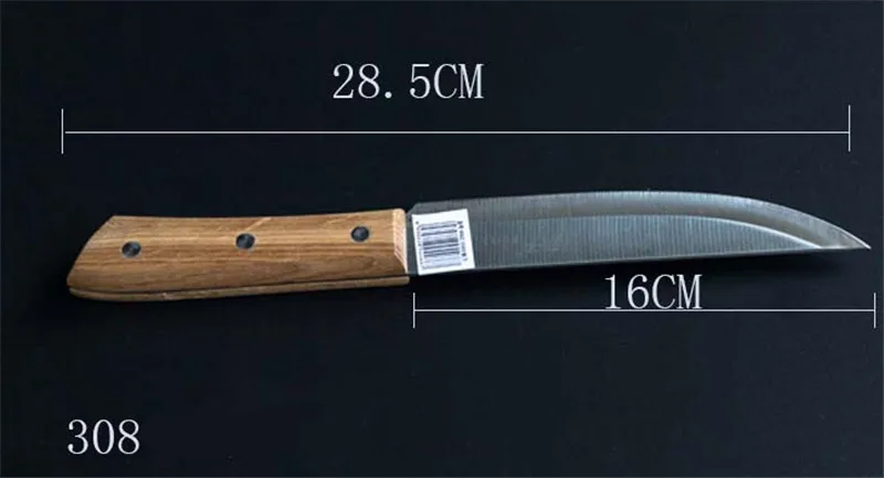 308 Острый профессиональный нож для мяса из нержавеющей стали, ножи для убоя рыбы, ножи для резки фруктов, небольшой нож для очистки овощей, дамасский нож - Цвет: 308