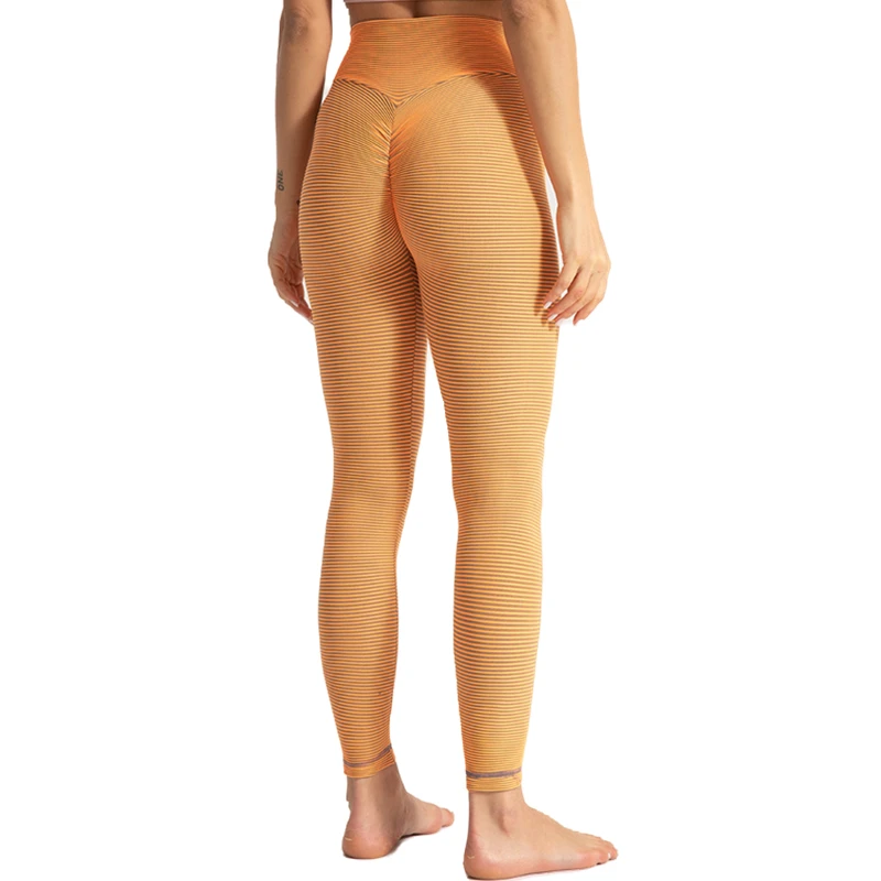 Бесшовные Леггинсы вязаные влагопоглощающие женские спортивные тренировка Бег
