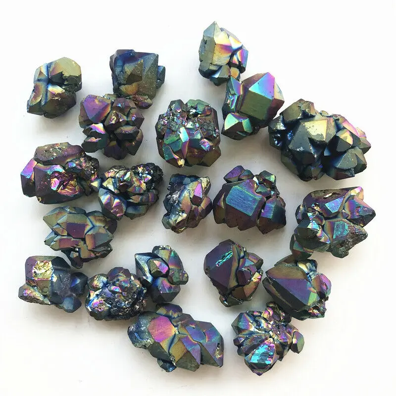 Прямая поставка 50 г 10 30 мм аметист RainbowTitanium отметка детской яркости