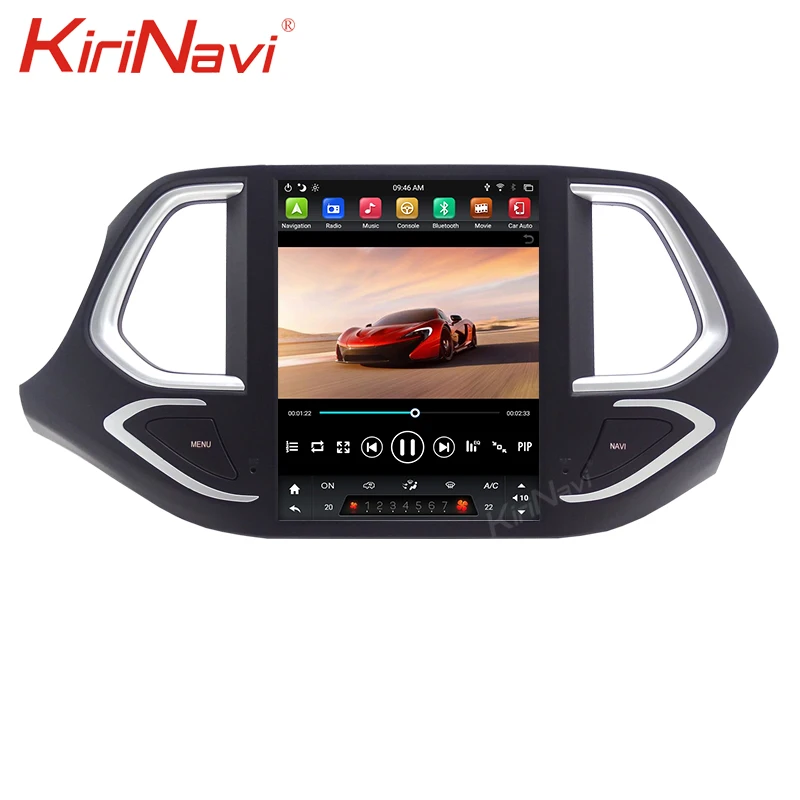 Вертикальный экран KiriNavi в стиле Tesla 10 4 '✝in Android 8 1 для автомобиля Trumpchi GS4 Dvd