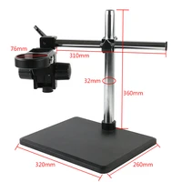 multi angle adjustable stand boom table working 76mm holder 32mm arm for trinocular binocular microscope stereo microscope