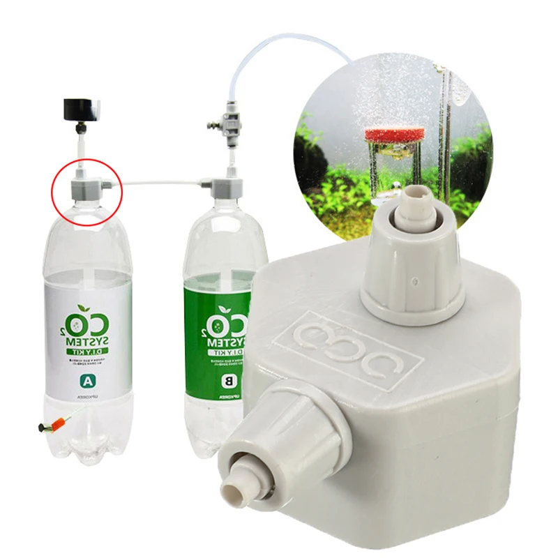 Аквариум высокого качества CO2 генератор DIY Fish Tank CO2 система комплект крышки бутылки для водоросли аквариум аксессуары для регуляторов