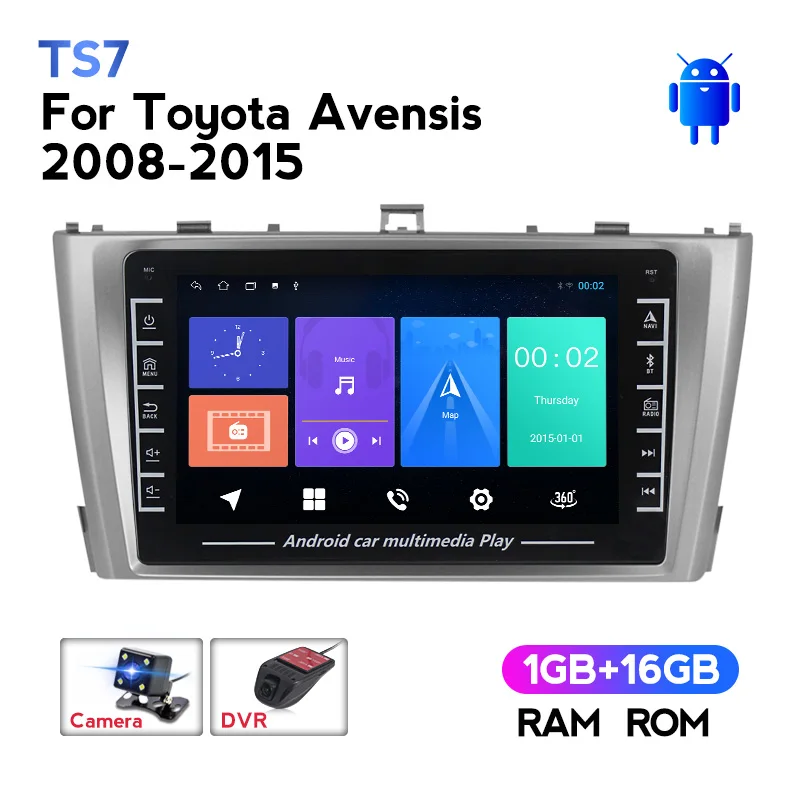 Автомагнитола APL27 на Android мультимедийный видеоплеер для Toyota Avensis 2008 2009 2010 2011 2012 2013