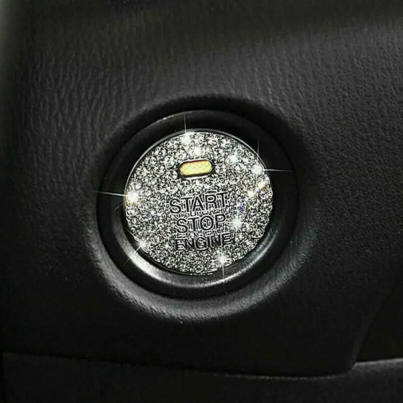 Фирменная Новинка Алмазный Кнопка запуска двигателя крышка наклейка для Mazda 3 6 CX-3