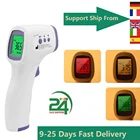 Подсветка детский Бесконтактный лазерный термометр инфракрасный медицинский ушной термометр для взрослых 3-цветный цифровой термометр Высокая точность FDA RoHS