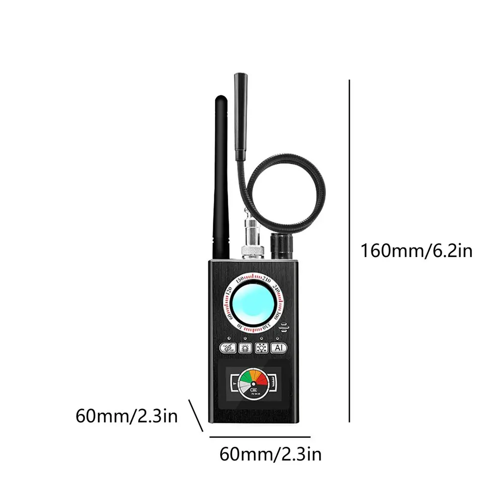 

K88 Anti Spy Detector Rf Detector Radio Scanner For Camera Finder Small Camera Detector Gps Tracker Signal Detector