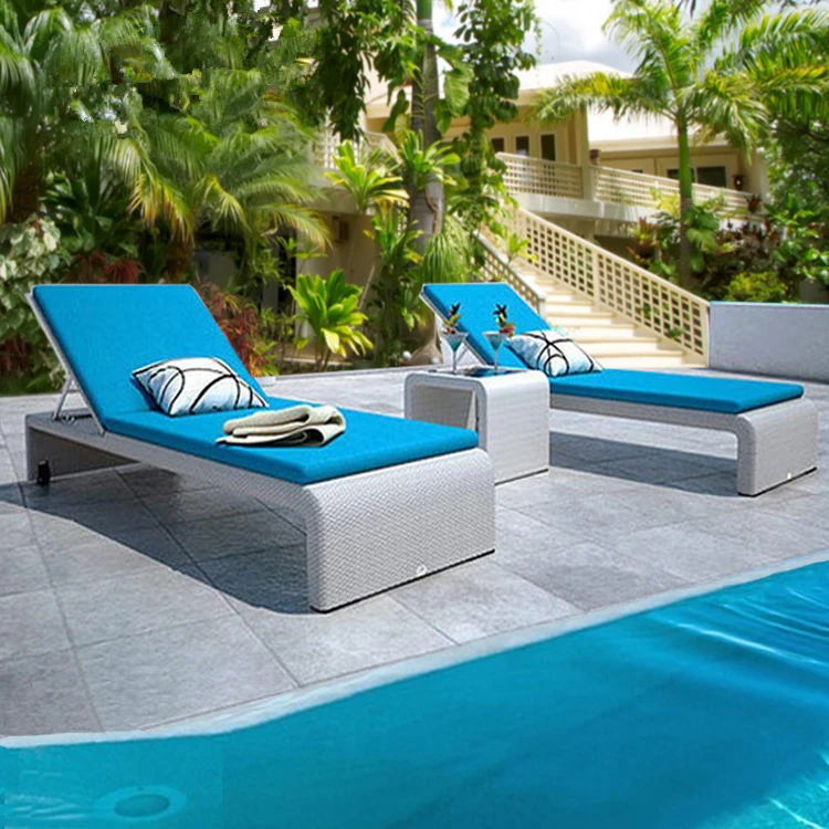 Кресло шезлонг из ротанга 200 см|Пляжные кресла| |