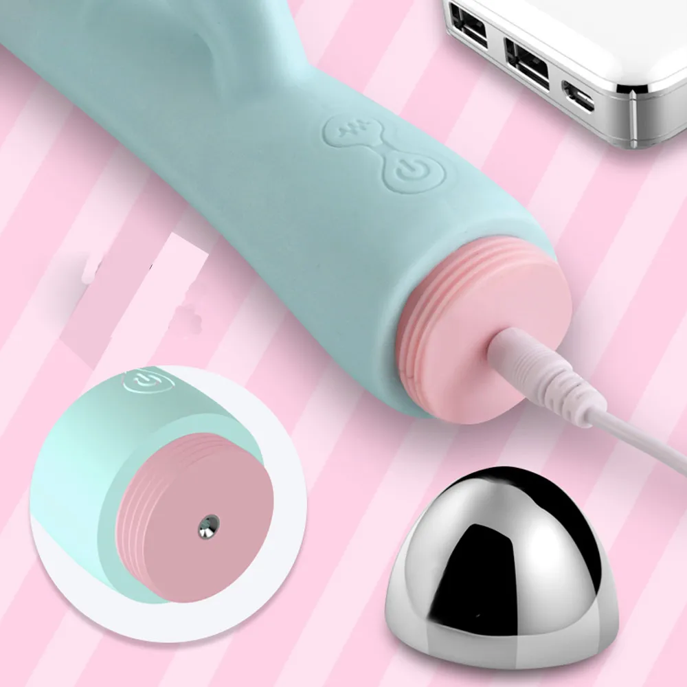 Фаллоимитатор в форме точки G вибратор кролика для женщин двойная вибрация