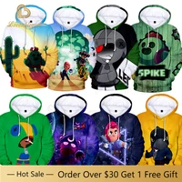 spike hoodies new shooting game adult parent child hoodies 3d printed boy girl sweatshirt costume kids clothing star streetwear
