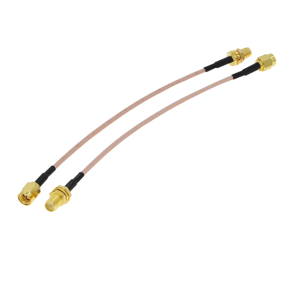 

10pcs RP SMA Male to RP SMA Female RG316 RF Coaxial Cable WiFi Router Wireless Network Antenna Jumper Cable 10CM 15CM 20CM 30CM