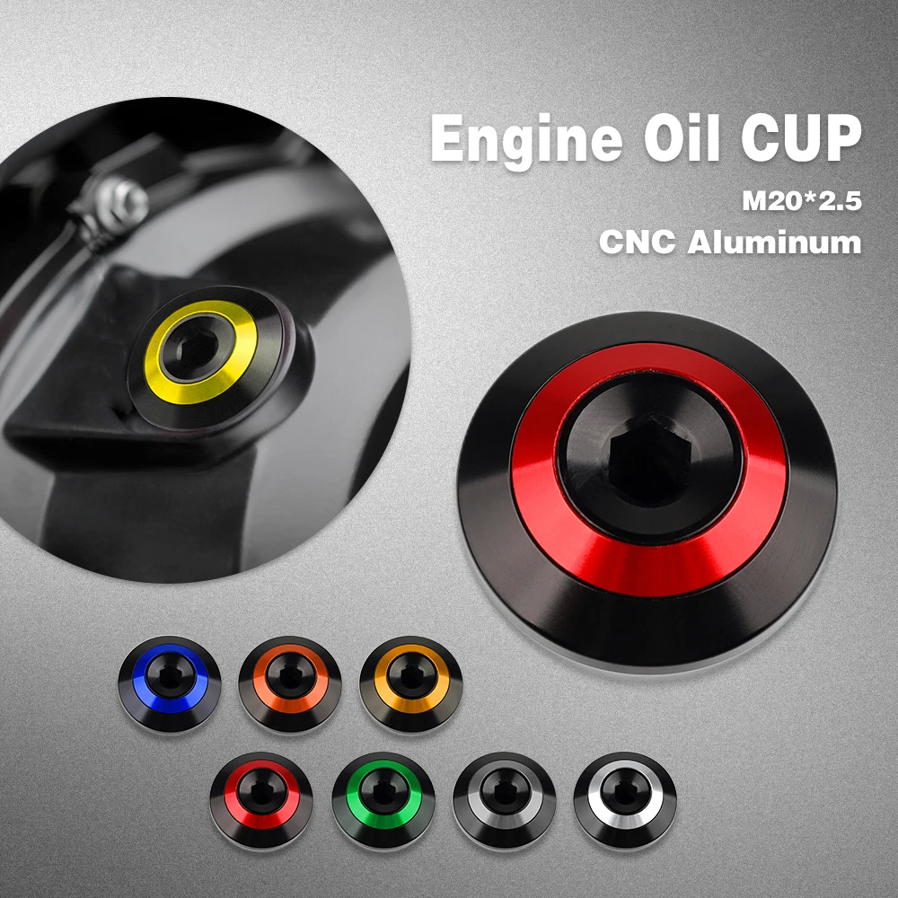 

Oil Filter Cup FOR HONDA CBR1000RR CBR1100XX CBR125R CBR150R CBR250RR CBR300R Engine Oil Drain Plug Sump Nut Cup Plug Cover