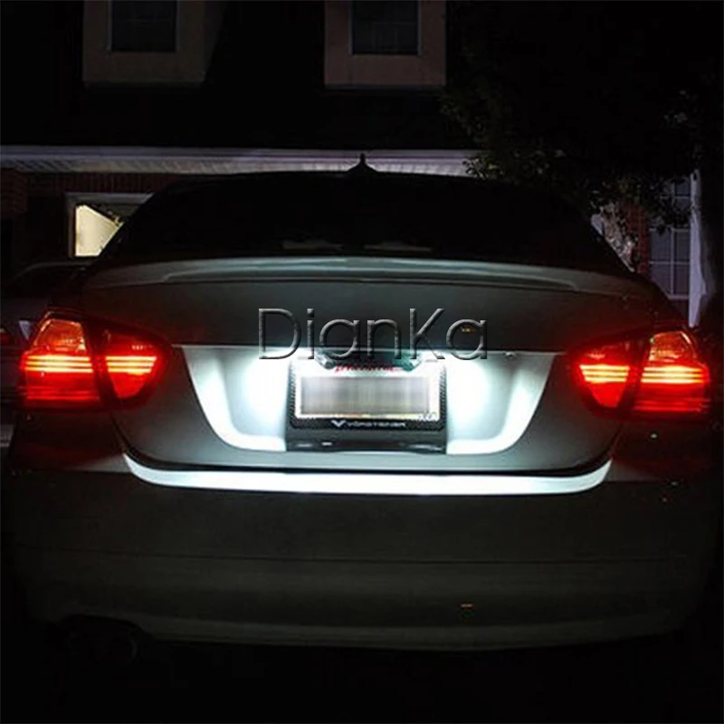 Автомобильный светодиодный номерной знак 12 В Белый SMD для Toyota Land Cruiser Prado Reiz 4D Mark X