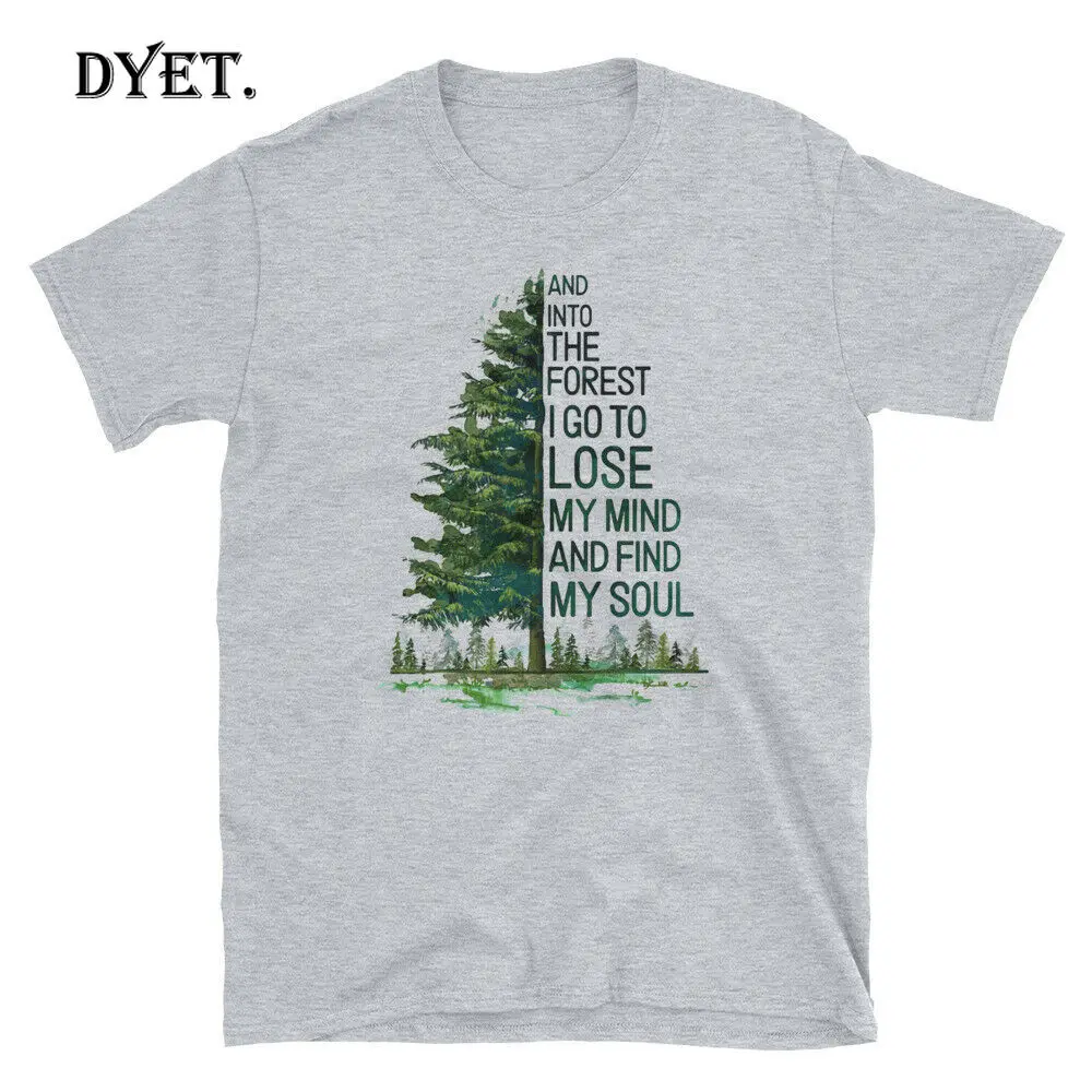 И в лес я еду терять свой ум и найти свою душевную елку рубашка унисекс футболка с