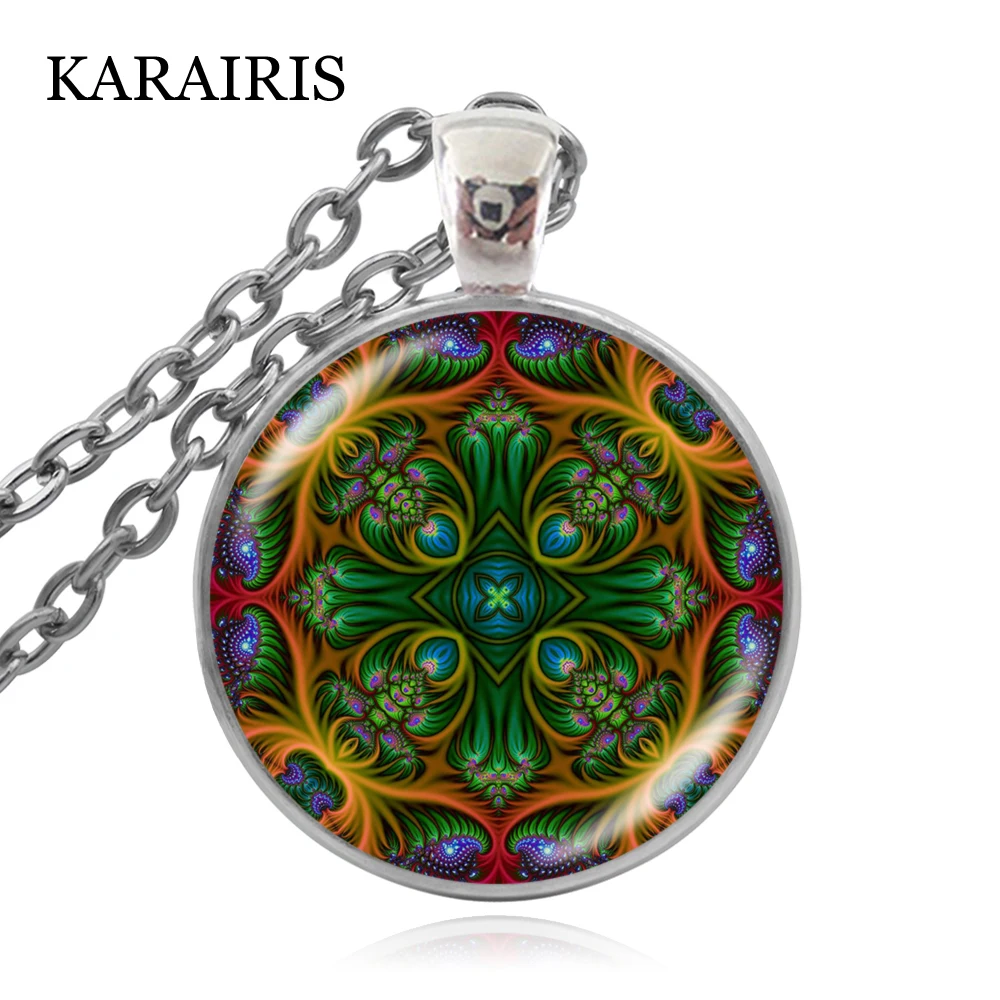 KARAIRIS новинка спиральная подвеска цветок фрактальные ожерелья расцвет завитки