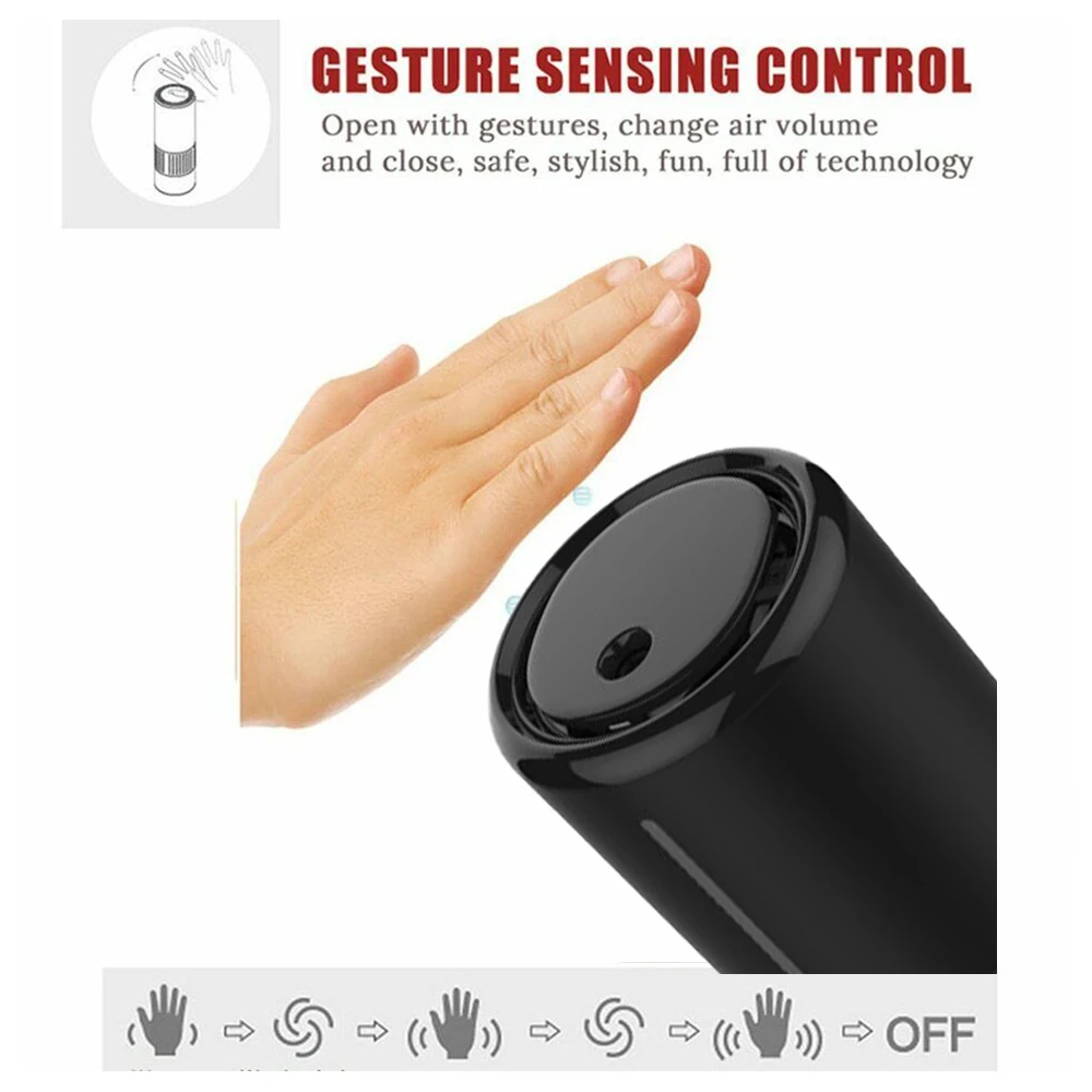 Очиститель воздуха с HEPA фильтром освежитель для автомобиля генератор ионов