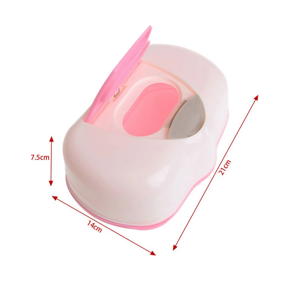 

Wet Wipes Box Plastic Wet Tissue Automatic Case Pop-up Design Tissue Case Baby Wipes Storage Organizer Box