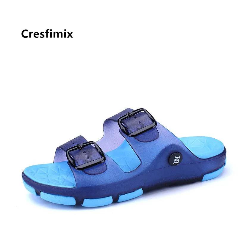 Cresfimix sandales homme мужская мода размера плюс противоскользящие высококачественные