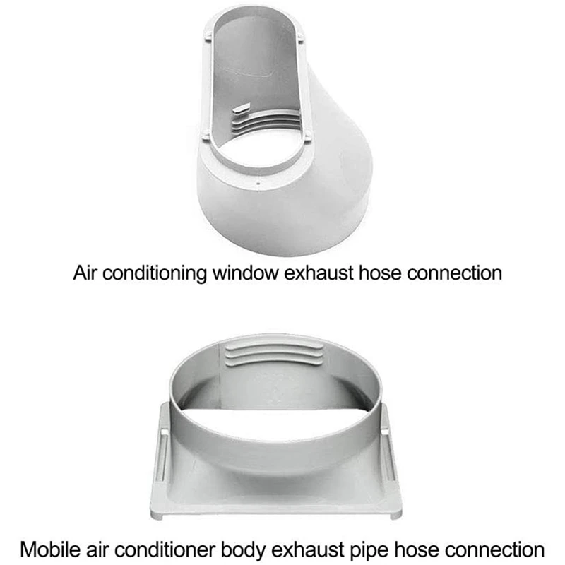 3 Pcs Air Conditioner Exhaust Hose Interface Mobile Body Fitting Connector 18X15X6.5Cm &ampamp 19X8X5.5Cm | Бытовая техника