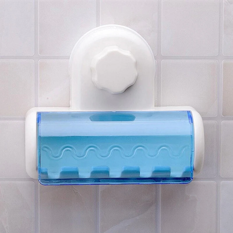 

Shaver Toothbrush Holder Dust-proof Family Holder Brushes Holder Suction Wall