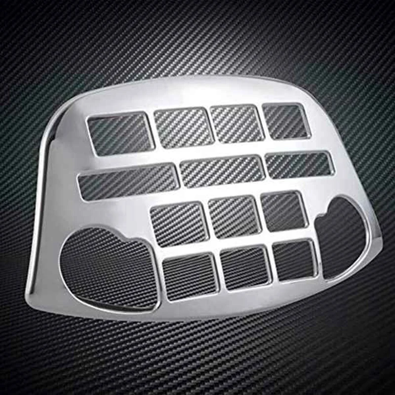 Motorcycle CD Radio Accent Panel Fairing Control Trim Frame Cover for Honda GL1800 2001-2011 image 3