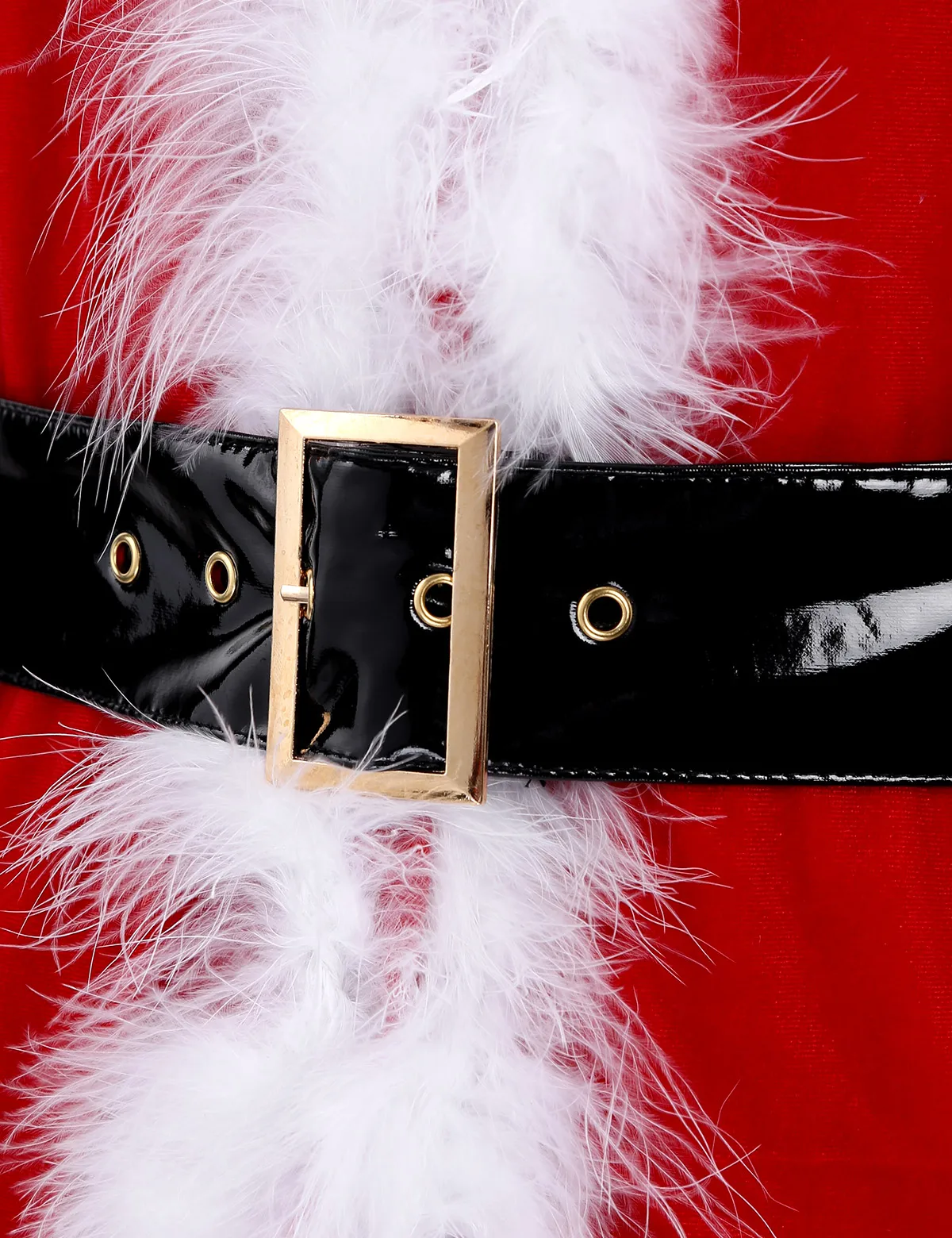 Мужской рождественский карнавальный костюм Санта-Клауса без рукавов бархатный