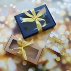 Коробка с лентой для свадебного подарка, 10 шт.