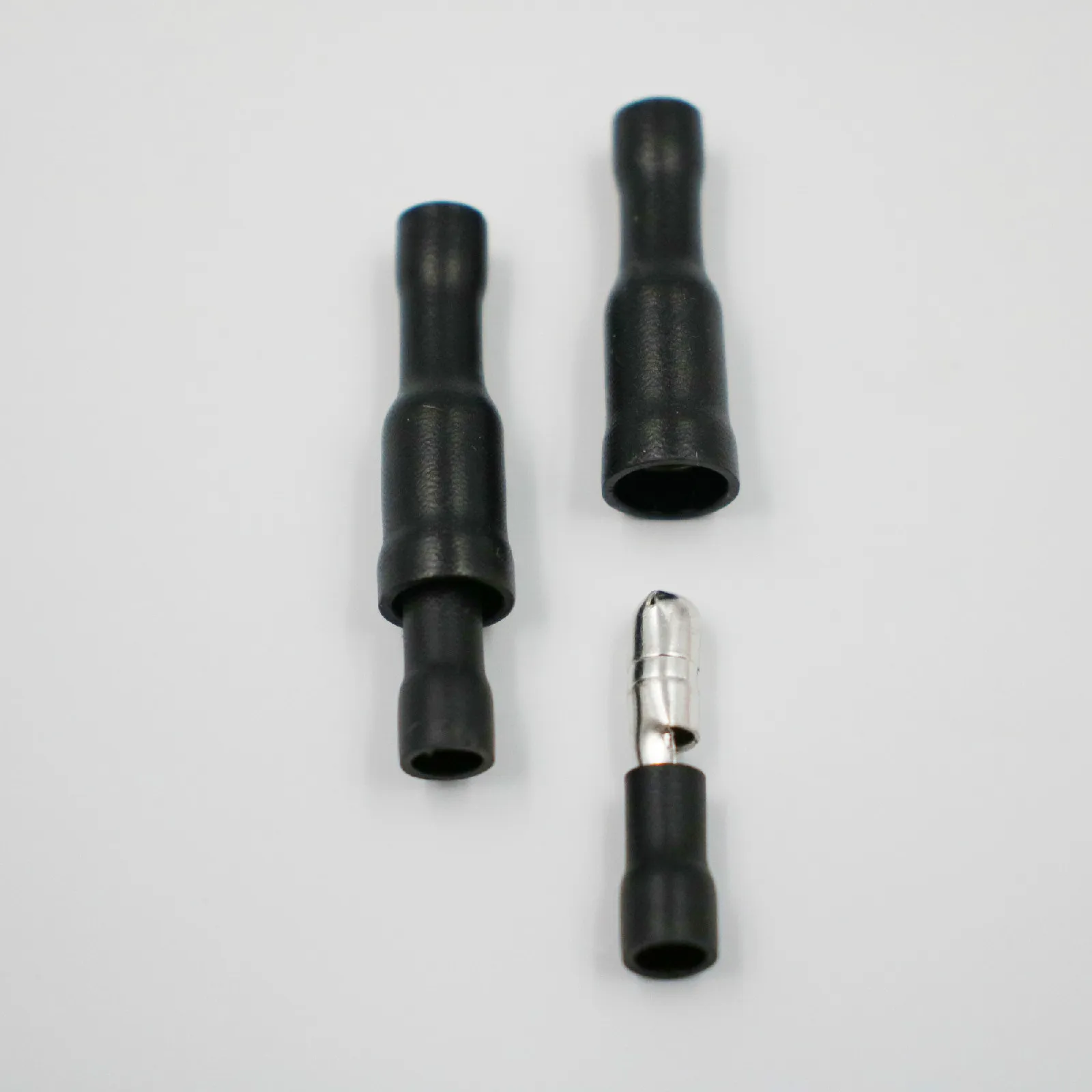 Горячая 50 шт. черный Мужской Женский Пуля разъем изоляционное соединение