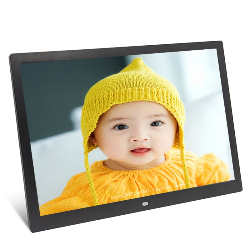 15 Inch LED Backlight HD 1280*800 Full Function Digital Photo Frame Electronic Album digitale Picture Music Video