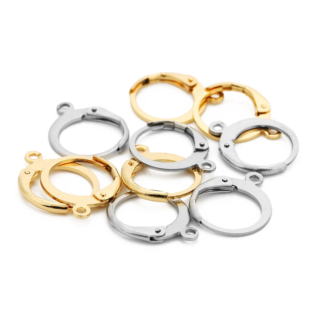 

Застежки для сережек с французским замком, из нержавеющей стали 316, 20 шт./лот