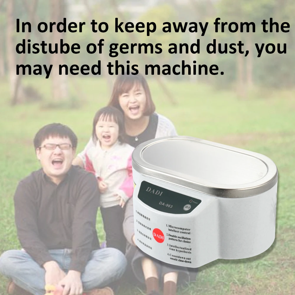 Ультразвуковой очиститель для ювелирных изделий 600 мл ювелирные изделия в виде