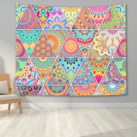 bohemian tapestry mandala polyester tapestries hippie tapestry wall hanging decor for living room bedroom dorm