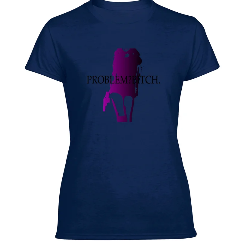 

New Style Problem Bitch Woman Colored Black T Shirt Man Harajuku Tshirt For Mens Short-Sleeve Humor Hiphop