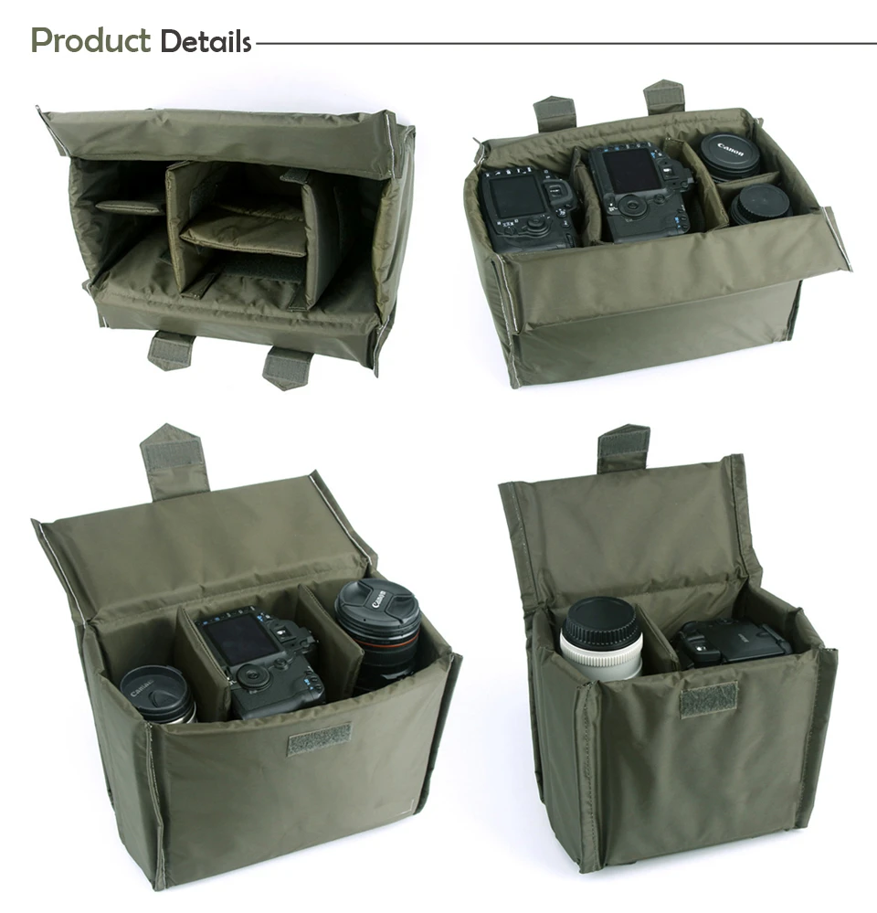 Водонепроницаемая нейлоновая сумка для цифровых зеркальных камер без красок Nikon