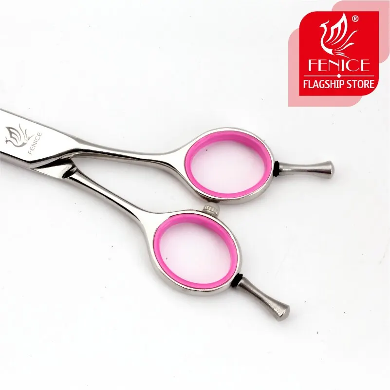Ножницы для груминга собак Fenice 8 0/7 5 дюйма ножницы стрижки изогнутые JP440C|Ножницы