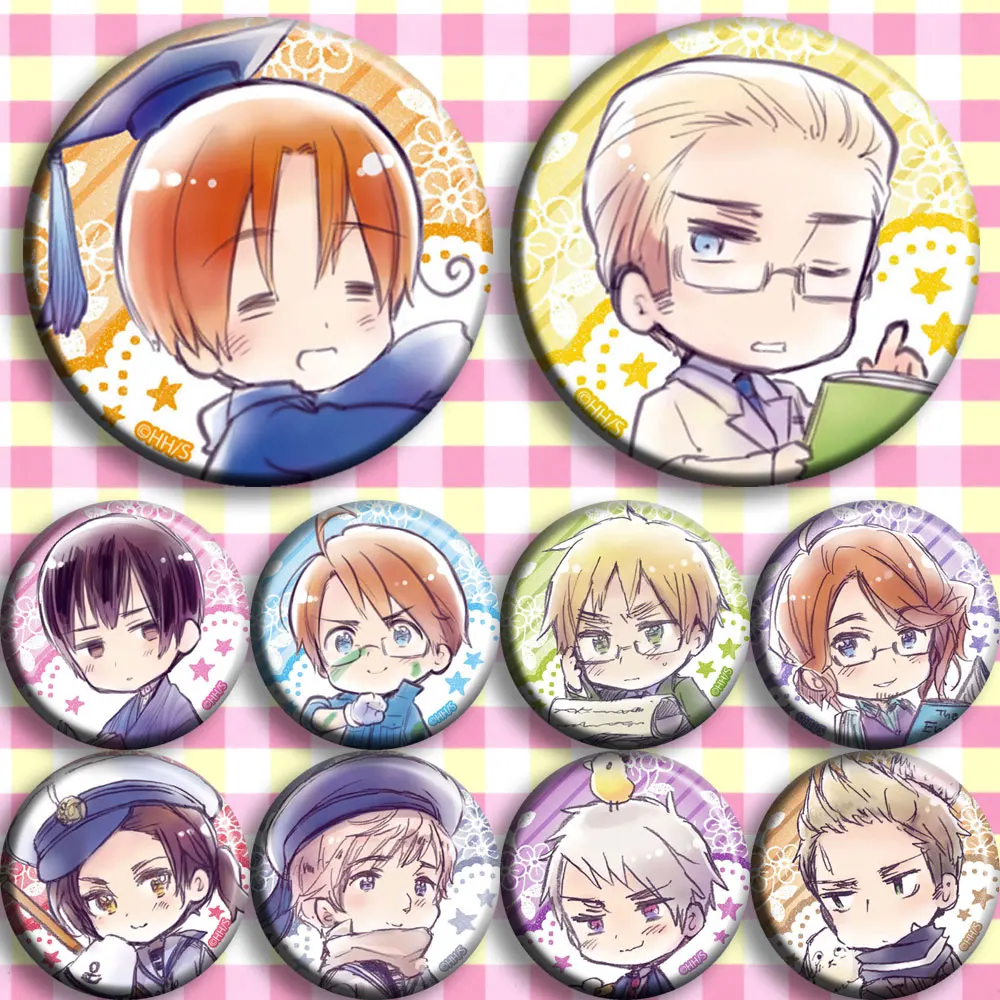 Brdwn Axis Powers Hetalia APH Австрия Америка Италия Германия французский Пруссия
