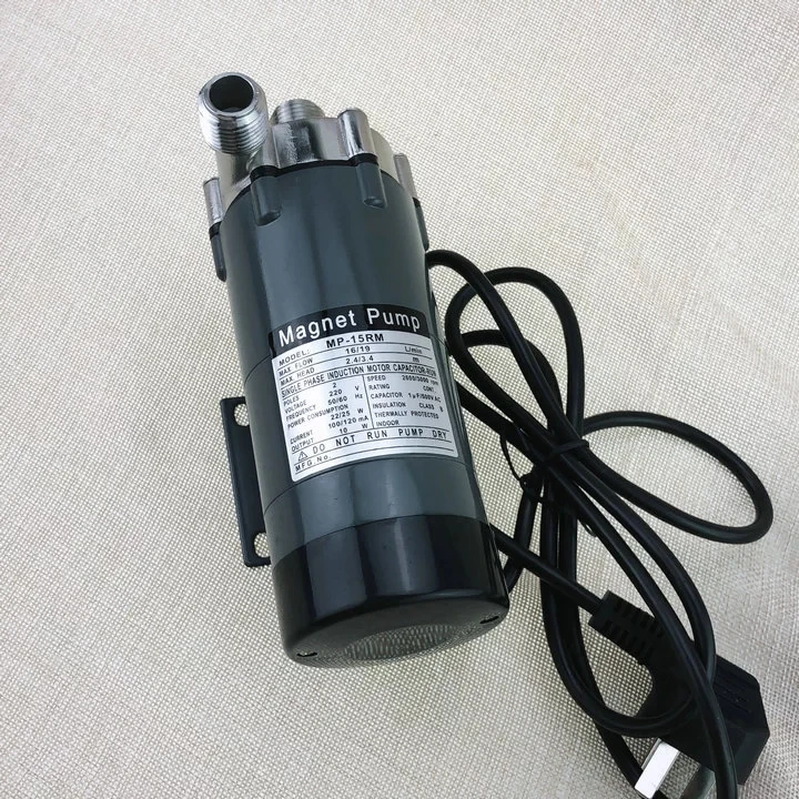 Насос для домашнего пивоварения MP-15R пищевой из нержавеющей стали 304 220 В