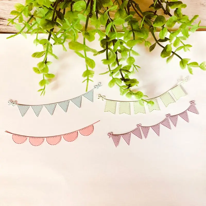 

Carbon Steel Cartoon Banners Cutting Die Embossing Stencil Template Mold DIY Paper Art Craft Scrapbook Bookmark Greeting Card