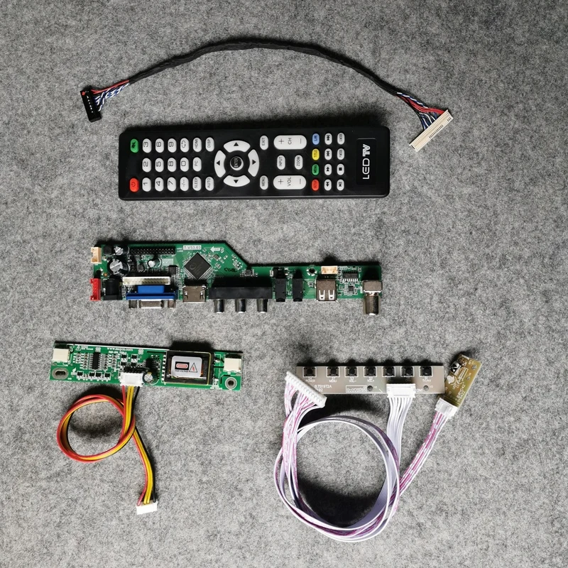 

matrix DIY kit 1024*768 2CCFL Fit LQ150X1LAP5/N150X7/TX38D88VC1GAA/B Universal LCD controller board 30 Pin LVDS VGA AV USB