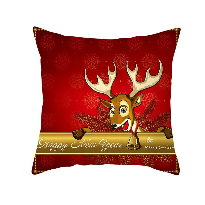 Счастливого Рождества наволочки для диванных подушек Чехлы наволочка чехол