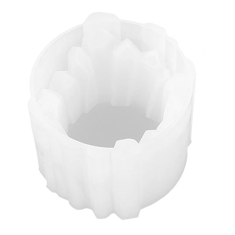 

Diy Crystal Epoxy Resin Candle Mold Glass Candlestick Storage Box Mold Ashtray Multifunctional Mirror Decoration Room